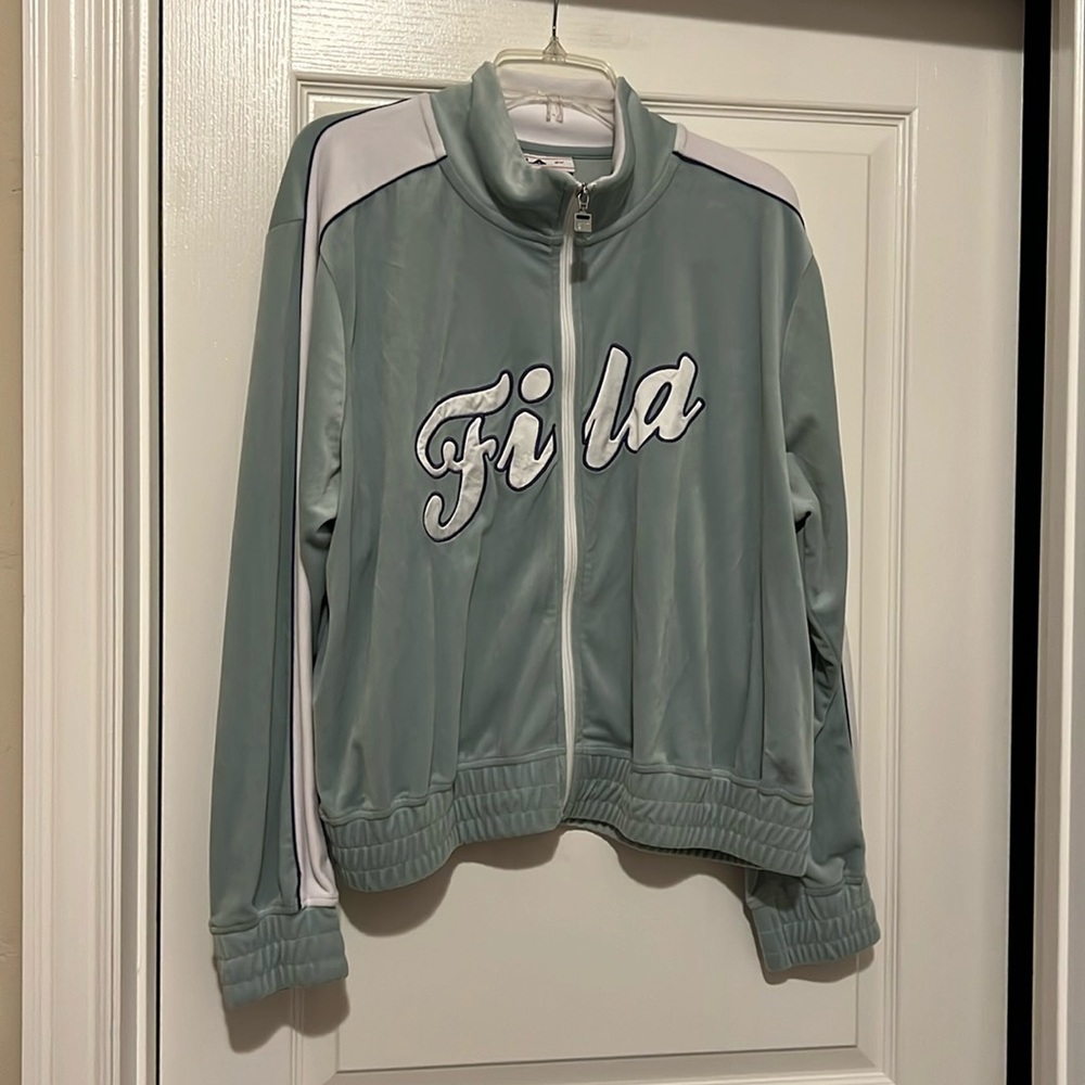 Fila LS Full Zip Velour Tracket Jacket